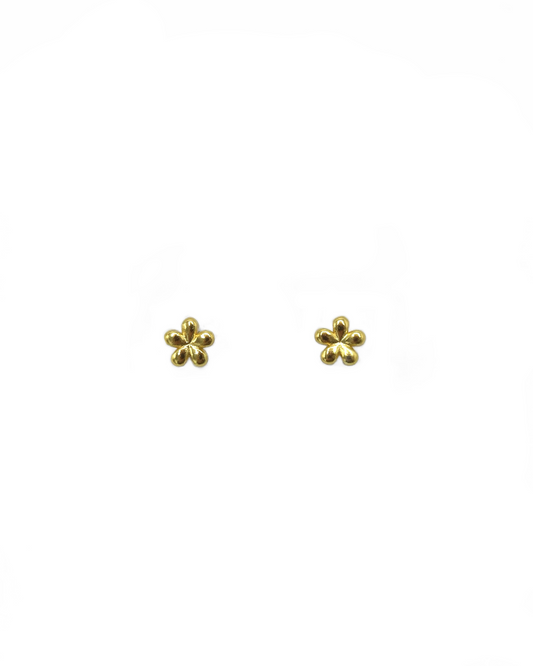 Dahlia Studs Gold