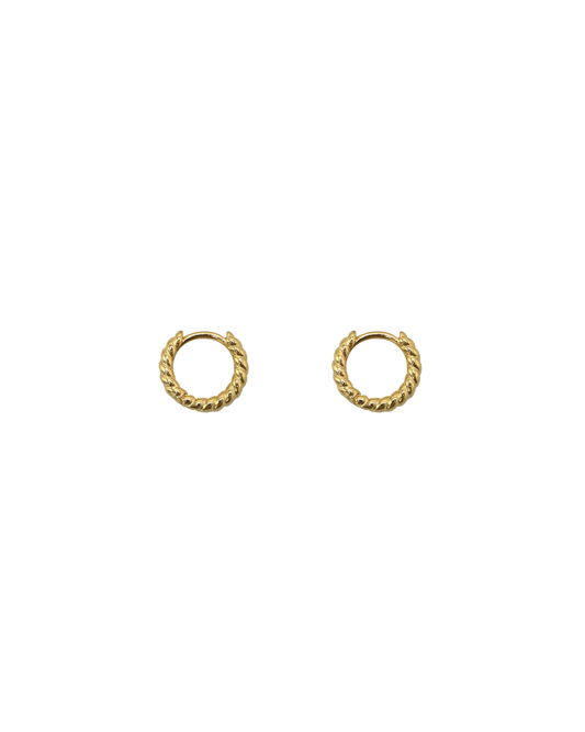 Twisted Hoops Small