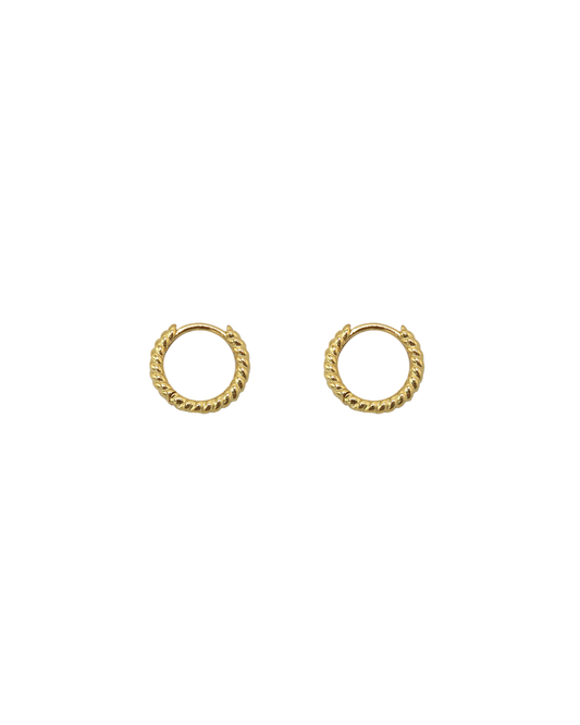 Twisted Hoops Medium